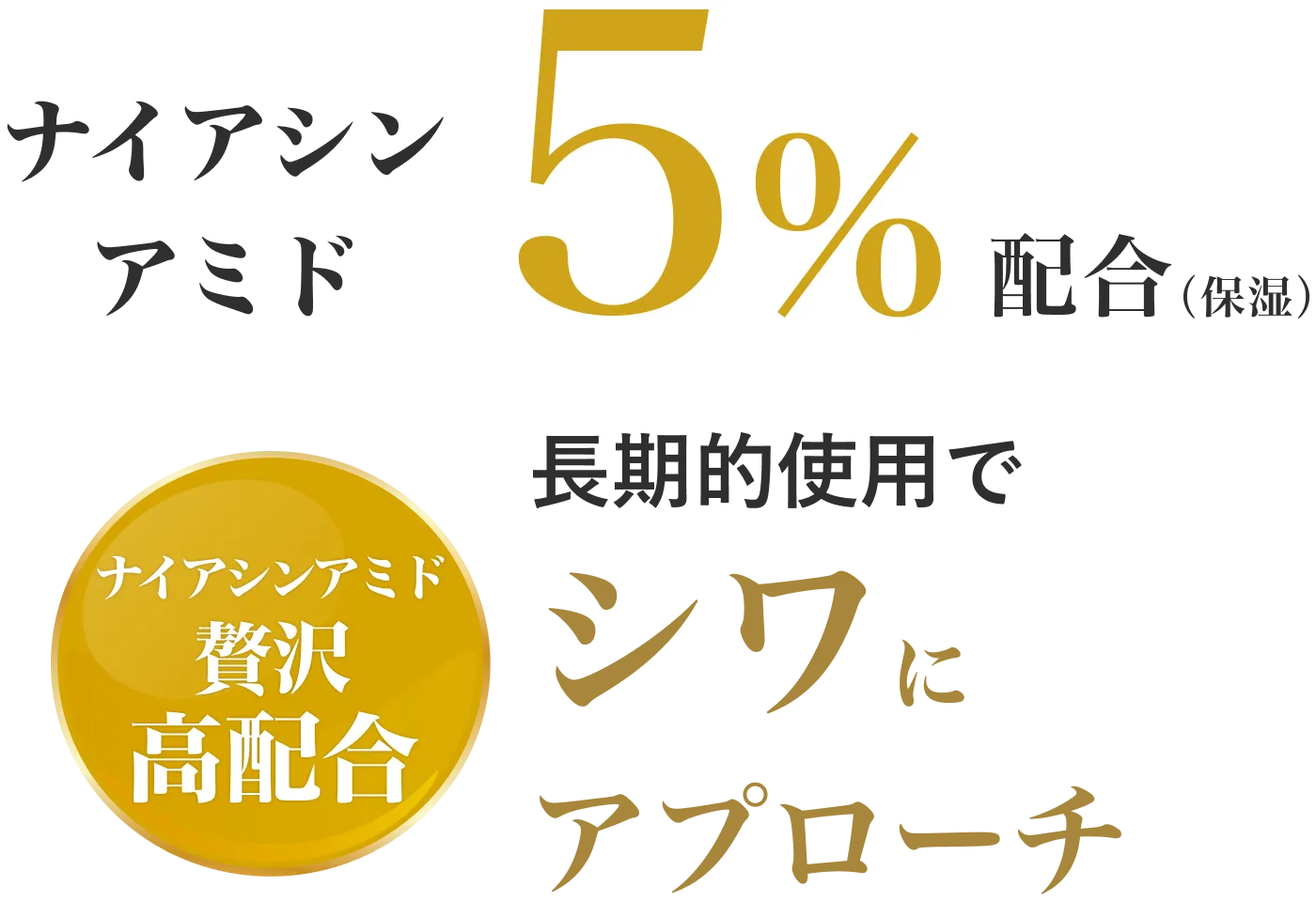 ナイアシンアミド5%配合(保護)