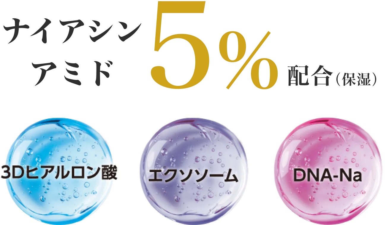 ナイアシンアミド5%配合